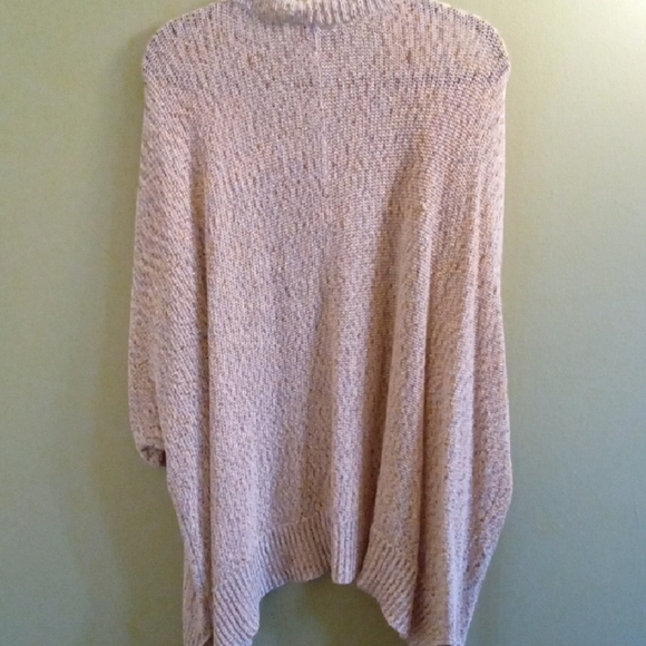 Womans 26/28 Lane Bryant Orange, Silver And Cream Cardigan Sweater - Picture 4 of 5